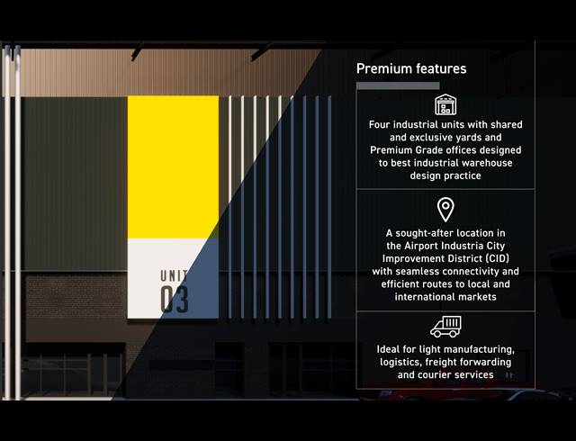 3,789M² WAREHOUSE TO LET IN AIRPORT INDUSTRIA